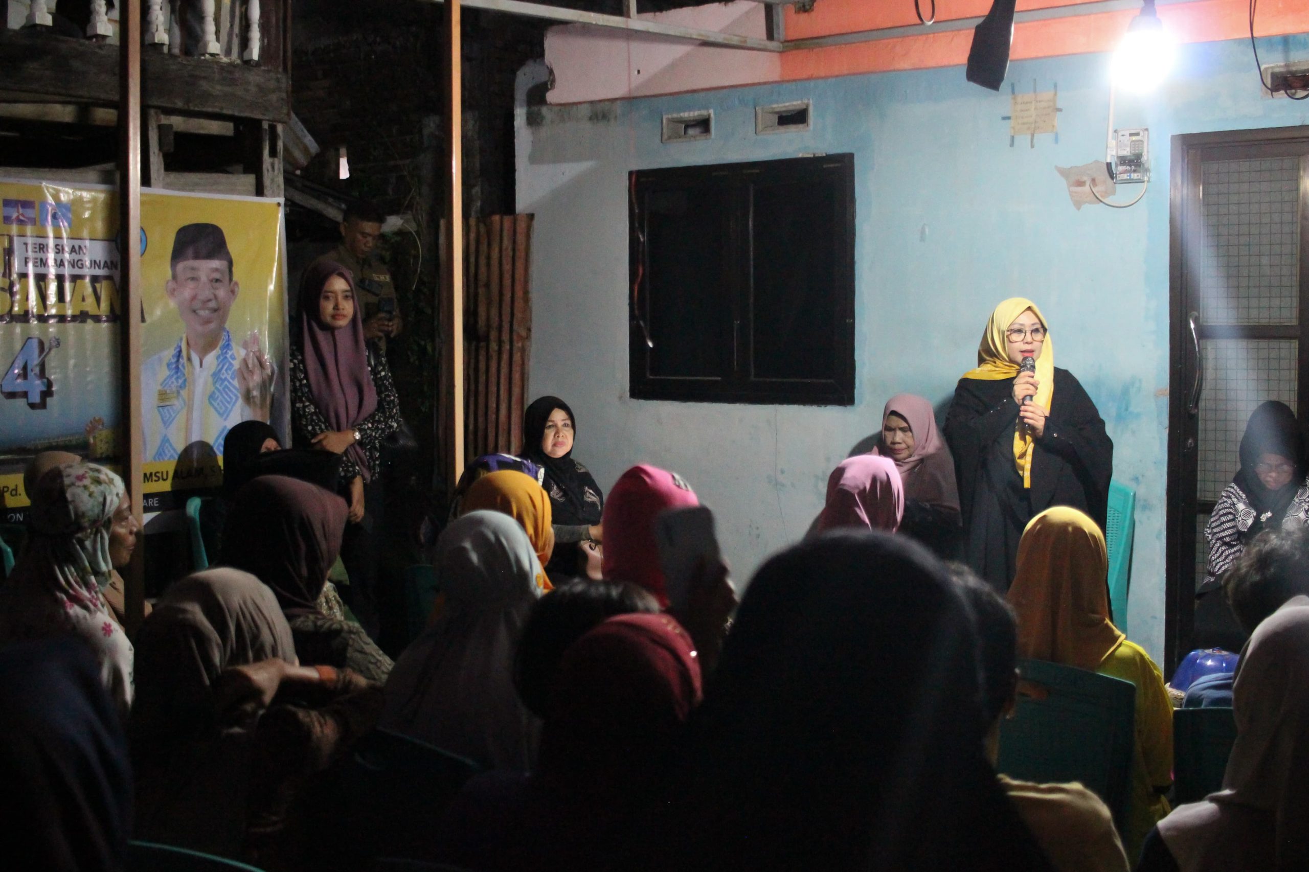 Calon Wali Kota Parepare nomor urut 4, Erna Rasyid Taufan (Erat), kembali memperkuat silaturahmi dengan masyarakat