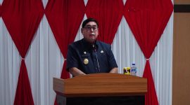 Penjabat (Pj) Wali Kota Parepare, Sulawesi selatan, Abdul Hayat Gani, saat memberikan sambutan di salah satu kegiatan