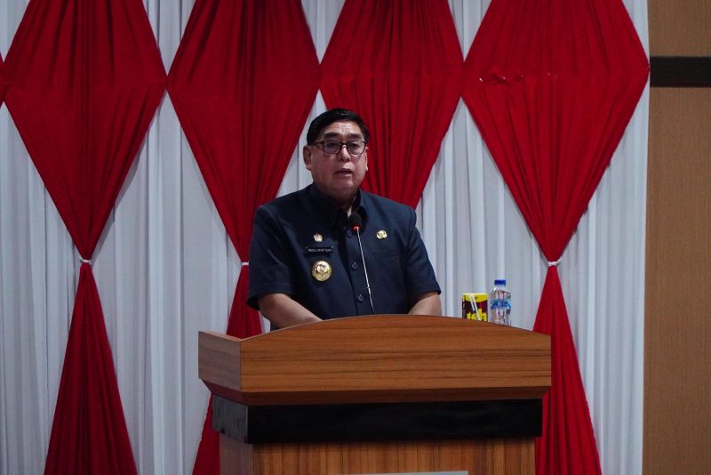 Penjabat (Pj) Wali Kota Parepare, Sulawesi selatan, Abdul Hayat Gani, saat memberikan sambutan di salah satu kegiatan