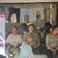Kapolsek KPN AKP Sukri Abdullah, saat memberikan sambutan dalam jumat curhat yang dilaksanakan di wilayahnya.