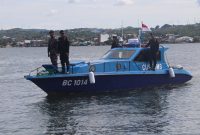Bea Cukai Parepare saat Patroli laut gabungan di perairan wilayah pelabuhan Nusantara Parepare