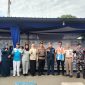 Foto bersama usai pembukaan posko angkutan laut Natal 2024 dan Tahun baru 2025 di pelabuhan nusantara Parepare.
