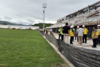Suasana stadion GBH Parepare, saat dikunjungi perwakilan FIFA dan PSSI belum lama ini