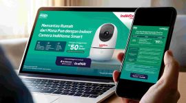 Telkomsel Hadirkan IndiHome SMART Camera_3-4: Pelanggan dapat berlangganan layanan IndiHome SMART camera melalui aplikasi MyTelkomsel atau mengunjungi GraPARI terdekat, serta mendapatkan garansi perangkat selama masa langganan.