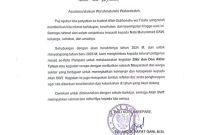 Surat imbauan Pemkot Parepare