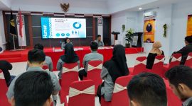 Suasana pres rilis Capaian Kinerja Imigrasi kelas II TPI Parepare, yang dipimpin Kepala Kantor Imigrasi Kelas II TPI Parepare, Andi Ruswan Said,