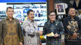 Suasana perayaan hari jadi Imigrasi Indonesia ke-75 dilaksanakan secara sederhana 