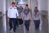 Penjabat Wali Kota Parepare, Sulawesi selatan (Sulsel), Abdul Hayat Gani memantau pelaksanaan pelayanan kesehatan di Rumah Sakit Umum Daerah (RSUD) Andi Makkasau