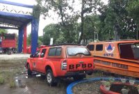 Kesiapan armada penyelamatan tim Badan Penanggulangan Bencana Daerah (BPBD) kabupaten Barru, stand bay di posko siaga bencana.