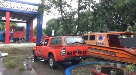 Kesiapan armada penyelamatan tim Badan Penanggulangan Bencana Daerah (BPBD) kabupaten Barru, stand bay di posko siaga bencana.