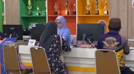 Suasana pelayanan di loket layanan RSUD Andi Makkasasu kota Parepare