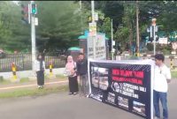 Aksi pengumpulan donasi bertajuk Aksi Sejuta Koin ini berlangsung di jalan poros Pangkep-Maros, Kelurahan Tumampua, Kecamatan Pangkajene