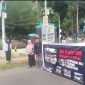 Aksi pengumpulan donasi bertajuk Aksi Sejuta Koin ini berlangsung di jalan poros Pangkep-Maros, Kelurahan Tumampua, Kecamatan Pangkajene