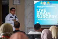 Penjabat (Pj) Wali Kota Parepare Abdul Hayat Gani menyampaikan apresiasi atas hadirnya layanan bedah saraf di RS Hasri Ainun Habibie.