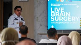 Penjabat (Pj) Wali Kota Parepare Abdul Hayat Gani menyampaikan apresiasi atas hadirnya layanan bedah saraf di RS Hasri Ainun Habibie. 