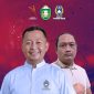 (Kiri) Ketua Askot PSSI Parepare, Ahmad Arbi Agus, (Kanan) Manager Persipare, Bahtiar Lado