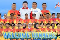 Parepare Run Club (PRC)  bersama dengan Penjabat walikota Parepare Abdul Hayat Gani dan Kadisporapar Parepare Iskandar Nusu