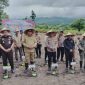 penanaman jagung serentak 1 juta hektare, dalam upaya mewujudkan program ketahanan pangan yang bekerjasama, Polri, Kementan RI, Gapki, Perhutan, Inhutani, Swasta, Swadaya Petani yang berlokasi di Jalan Polwil II, Tassiso Kelurahan Galung Maloang Kota Parepare