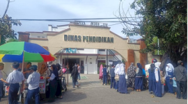 Tangkapan layar foto pintu gerbang Dinas Pendidikan dan Kebudayaan Parepare
