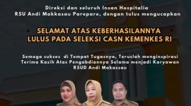 Flyer ucapan selamat RSUD Andi Makkasau Parepare