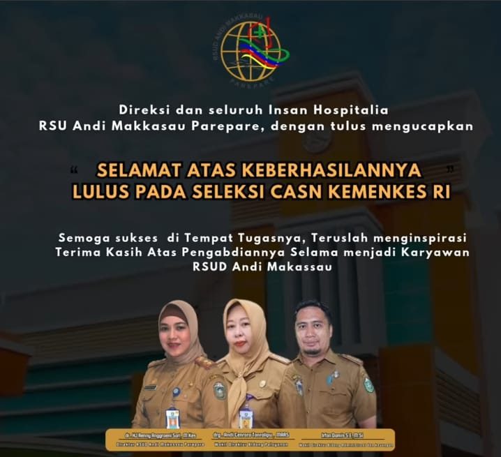 Flyer ucapan selamat RSUD Andi Makkasau Parepare