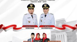 Flayer ucapan pelantikan  walikota dan wakil walikota Parepare yang baru, oleh direksi RSUD Andi Makkasau Parepare