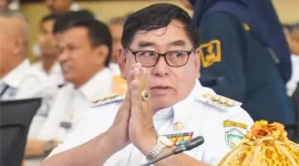 Penjabat Wali Kota Parepare, Abdul Hayat Gani saat menghadiri Rapat Evaluasi Seleksi Calon Pegawai Negeri Sipil (CPNS) dan Pegawai Pemerintah dengan Perjanjian Kinerja (PPPK) Tahap I 2024 di Sulawesi Selatan.