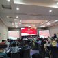 Suasana Rapat Evaluasi Badan Ad hoc penyelenggara pemilihan pada pelaksanaan tahapan pemilihan Gubernur dan Wakil Gubernur, serta Walikota dan Wakil Walikota Tahun 2024 tingkat KPU Kota Parepare, di Hotel Aryaduta Kota Makassar
