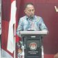 Sekretaris Daerah (Sekda) Kota Parepare, Sulawesi selatan (Sulsel) Husni Syam menghadiri Rapat Pleno Tebuka Penetapan calon wali kota dan wakil wali kota terpilih