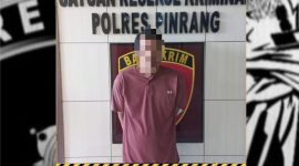 Pelaku utama pencurian di SPBU Massila, Kabupaten Pinrang, Sulsel, bernama Efendi (40)
