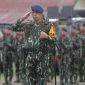 Komandan Batalyon (Danyon) B Pelopor Satuan Brimob Polda (Sulsel) Kompol Ramli, saat menjadi Inspektur Upacara hari kesadaran Nasional di Mako Batalyon B Pelopor Kota Parepare, Senin, 17 Februari 2025.