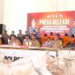 Kapolda Sulawesi Selatan, Irjen Pol. Yudhiawan, memimpin langsung Konferensi Pers pengungkapan kasus tindak pidana Narkoba dan penyalahgunaan Pupuk Bersubsidi di Mako Polres Sidrap pada Rabu (19/02/25). 