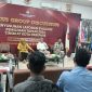 Suasana Focus Group Discussion (FGD) dalam rangka penyusunan laporan evaluasi Pemilihan Umum (Pemilu) 2024, yang digelar oleh KPU kota Parepare