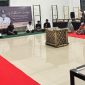 Suasana doa bersama bersama warga atas Pelantikan Kepala Daerah Kota Parepare, Tasming Hamid dan Hermanto sebagai wali kota dan wakil wali kota Parepare, Sulawesi selatan