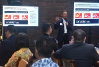 Telkomsel DigiAds Roundtable di Jakarta (23/1) bersama CMO sejumlah sektor industri, VP Digital Advertising, Wholesale, dan Interconnect Telkomsel, Arief Pradetya, memaparkan pola perilaku konsumen selama Ramadan untuk mendukung pemasaran yang lebih cerdas dan efektif.