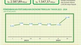 Grafik pertumbuhan ekonomi sumber BPS Parepare