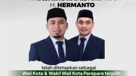 Flayer ucapan selamat dari Pemkot Parepare