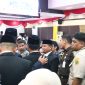 Wali Kota Parepare, Sulawesi selatan (Sulsel) Tasming Hamid menghadiri rapat paripurna serah terima jabatan Gubernur Sulsel