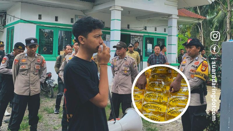 Aktivis Mahasiswa di kabupaten Pinrang, Sulsel, Bilgets mendesak kepada pihak terkait agar persoalan minyak kita yang diduga dioplos segera ditindak lanjuti 