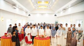 Wali Kota Parepare, Sulawesi selatan (Sulsel) Tasming Hamid, menghadiri acara buka puasa bersama dengan pengurus Ikatan Dokter Indonesia (IDI) Parepare. 