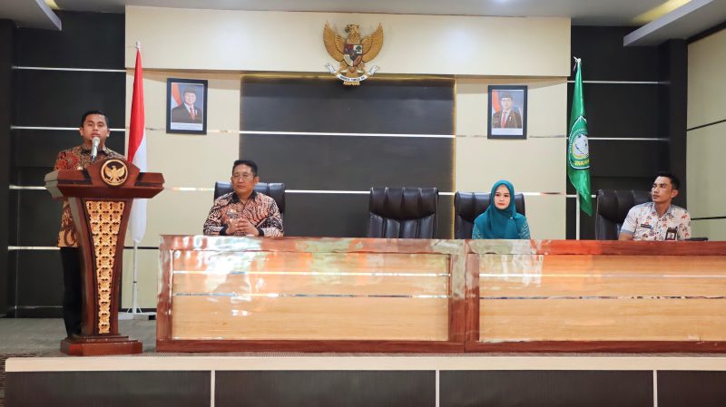 Wali Kota Parepare Tasming Hamid memberikan sambutan dalam pembukaan Musyawarah Rencana Pembangunan (Musrenbang) Perempuan dan Anak di Auditorium BJ Habibie Rujab Wali Kota Parepare