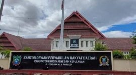 Halaman kantor DPRD Pangkep, Sulawesi selatan