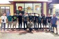 Sahar (32) diciduk tim Crime Fighters unit Resmob Satreskrim Polres Pinrang, Sulawesi selatan (Sulsel) di persembunyiannya Majene Sulawesi Barat (Sulbar)