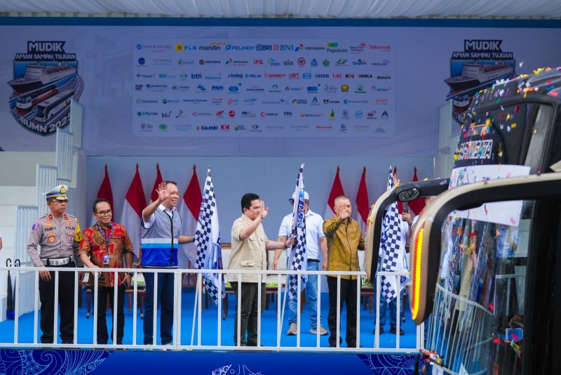 Kementerian Badan Usaha Milik Negara (BUMN) resmi melepas puluhan ribu peserta program Mudik Gratis BUMN 2025 bertajuk 