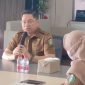 Direktur RS Hasri Ainun Habibie, dr Mahyuddin Rasyid, saat memimpin rapat bersama manajemen
