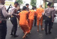 Komplotan pencurian motor antar dareah, beraksi di kota Parepare, Sulawesi selatan, berhasil diringkus oleh aparat polisi