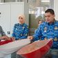 Wali kota Makassar, Sulawesi selatan, Munafri saat menghadiri Kolaborasi Sinergitas Penguatan SDM Angkatan Kerja Kota Makassar melalui Pelatihan Vokasi di  Aula BBPVP Makassar, Kamis (17/4/2025).