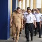 Wali Kota Munafri Arifuddin berkunjung ke Politeknik Ilmu Pelayaran (PIP) Makassar, di Kampus Untia, Jalan Salodong, Selasa, 22 April 2025.