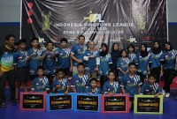 Foto bersama Atlet tenis meja kota Parepare usai menerima hadiah dalam ajang Indonesia Pingpong League (IPL) Youth 2025 di kota Makassar, Sulawesi selatan.