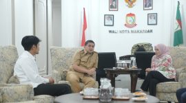 Fraksi PDI Perjuangan DPRD Kota Makassar, melakukan silaturahmi dengan Wali Kota Makassar, Munafri Arifuddin pada Senin, 28 April 2025.
